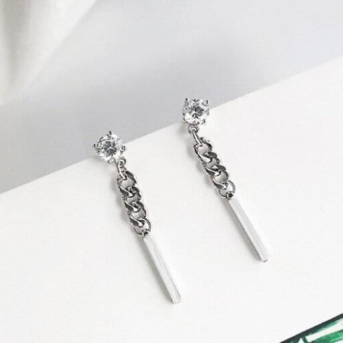 New Hot Fashion 925 Sterling Silver vintage style Earrings for Women Girls Gift Fashion Statement Jewelry