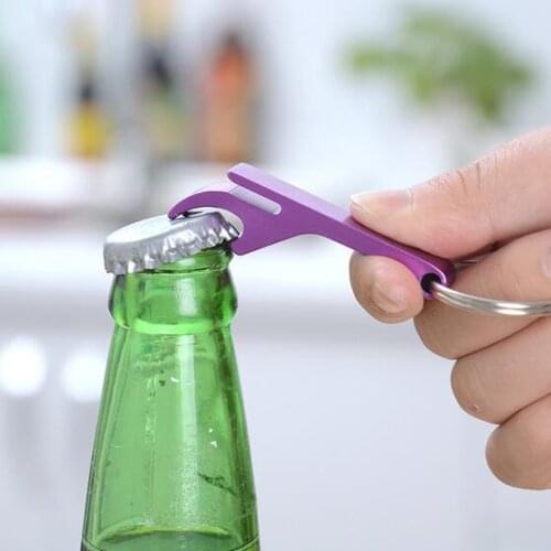 1000PCS Solid Aluminum Personalized Beer Bottle Opener Keychain, Metal aluminum alloy bottle opener