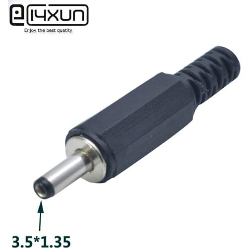 2/5/10 pcs/lot DC002 3.5*1.35MM Length 9mm Electric Connectors Female Mount Socket Jack Plug Wire Terminals Adapter 3.5x1.35