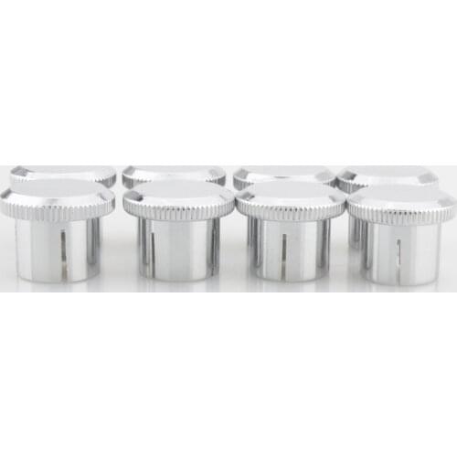 8pcs Hifi audio RCA Plug Copper Caps Cover Noise Stoppers Chrome Plated Audio Top Quality