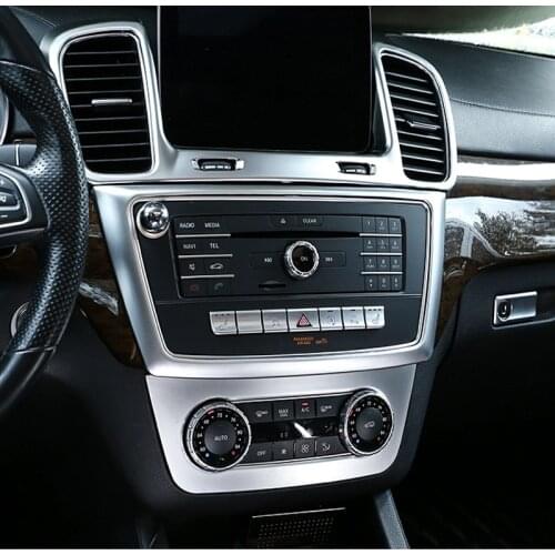 Car Central control air conditioner outlet adjustment panel Frame Trim For Mercedes Benz GLE GLS ML GL Class W166 2013-2019