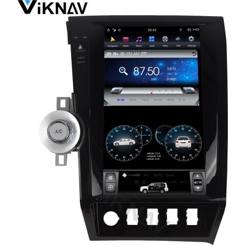13.6 inch double din 2 din android car Radio DVD player for TOYOTA Tundra Sequoia 2007-2018 car stereo autoradio Tesla screen