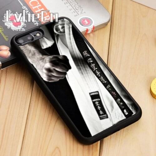 LvheCn Kung Fu Karate Taekwondo Phone Case Cover For iPhone 5 6s 7 8 plus 11 12 Pro X XR XS max Samsung S7 edge S9 S10 note 8