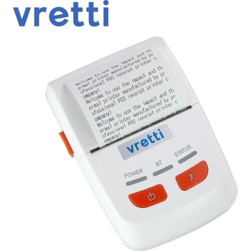 Vretti P501A receipt printer 70mm/s USB bluetooth port for windows/ios/android support for Multiple languages thermal printer