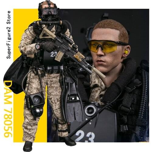 DAMTOYS DAM 1/6 78056 USMC MARINE FORCE RECON COMBAT DIVER DESERT MARPAT VER 12inch Collectible Action Figures