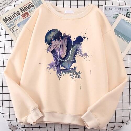 Noragami Comics Print Hoodie Sweatshirt Creative Loose Tracksuit Male Autumn Harajuku Streetwear Fleece Oversized Hoodie For Men