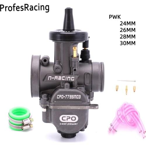 PWK Carburetor 24 26 28 30mm With Power Jet High Quality 2T 4T engine Carb Dirt Bike Motorcycle Scooter UTV ATV Quad