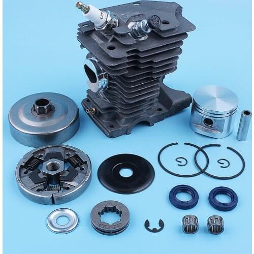 46mm Cylinder Piston Clutch Drum Oil Seal Kit For Stihl MS270 MS280 MS280C MS 280 270 Chainsaw .325" Rim Sprocket Washer Bearing