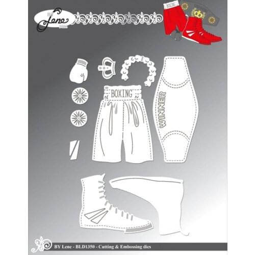 2021 Metal Cutting Dies Boxing gloves diy Scrapbooking Photo Album Decorative Embossing PaperCard Crafts Die