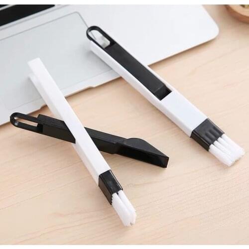 Multifunctional computer window cleaning brush window groove keyboard cleaner corner crack dust shovel window track cleaner