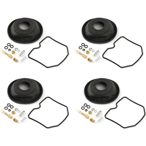 Artudatech 4 Set Carburetor Repair Rebuild Kit for Suzuki GSF600S Bandit 1996-2003 Motorcycle Accessories Parts