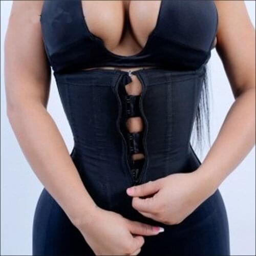 2019 New Brand UK Women Waist Trainer Belt Zipper Body Shaper Zip Corset Girdle Slim Belt