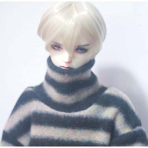 BJD doll wig suitable for 1-3 1-4 1--6 size daily wild short hair juvenile hair doll accessories