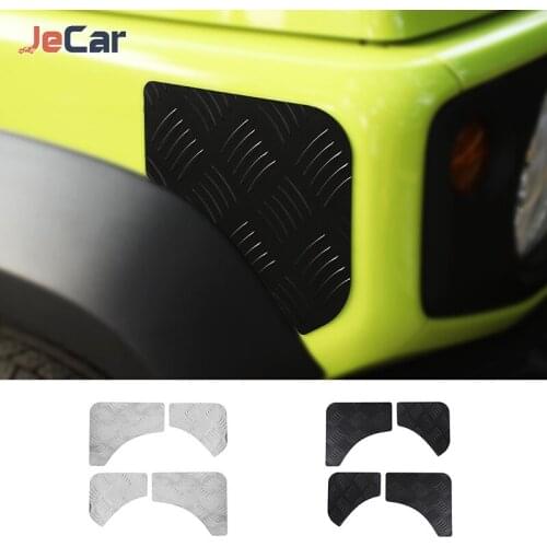 Aluminum Alloy Front Rear Trunk Mud Guards Splash Flaps Fenders Protection For Suzuki Jimny 2019 2020 2021 Car Accessories