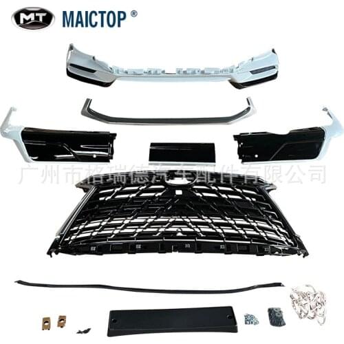 Suit For Lx570 2018-2021 Encircle Lexus Front Bar and Middle Net