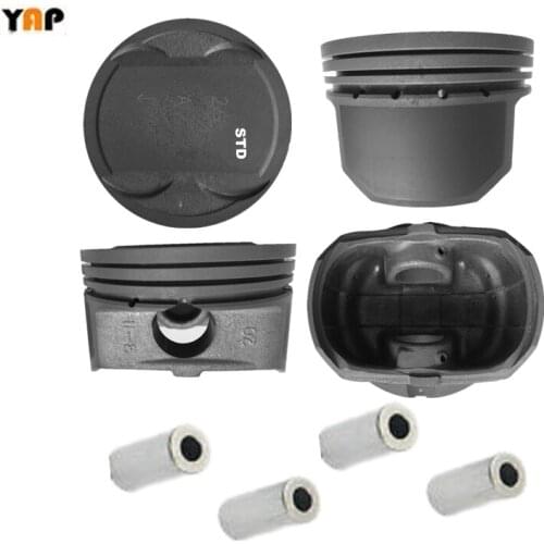 STD G4KD Engine Piston For HYUNDAIKIA YF K4 K5 IX35 NFC NF G4KD 2.0L L4 16V Piston diameter: 23410-2G000 2009-2015