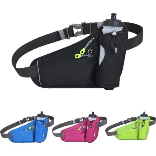 Outdoor Camping Hiking Waist Bags Water Bottle Holder Fitness Men Women Bicycle Cycling Belt Sports Fanny Packs Outdoor Tools