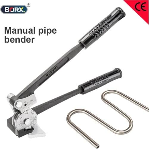 Manual aluminum pipe bent tool copper steel and stainless steel pipe bender 180 degree S type tough material tubebending