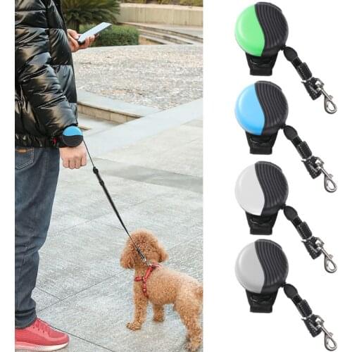 Retractable Dog Leash Extendable Puppy Running Leash Wrist Belt Strap Hands-Free for Big Medium Small Dogs Pet Outdoor Leash