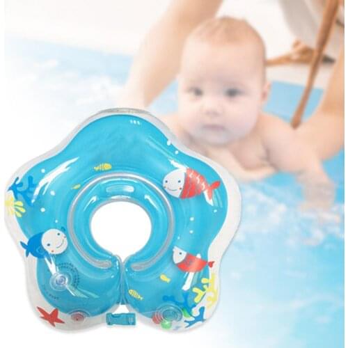 1Pcs Swimming Neck Ring Inflatable Air Leak Prevent Baby Bathing Accessory Toddler Kids Water Pool Neck Float Ring for Toddler