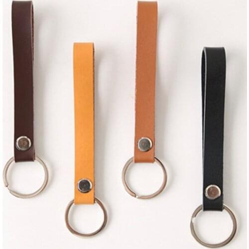 1pcs Vintage Key Holder Wallet Key Ring Holder Bag Women Men Car Keychain Pocket Handmade Genuine Leather Bags Key Accessories