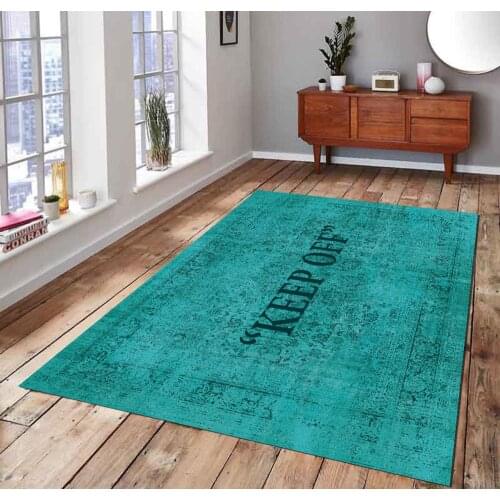 KEEP OFF 31 Patterned Carpet ,Non Slip Floor Carpet,Teens Carpet,Turkish Rug