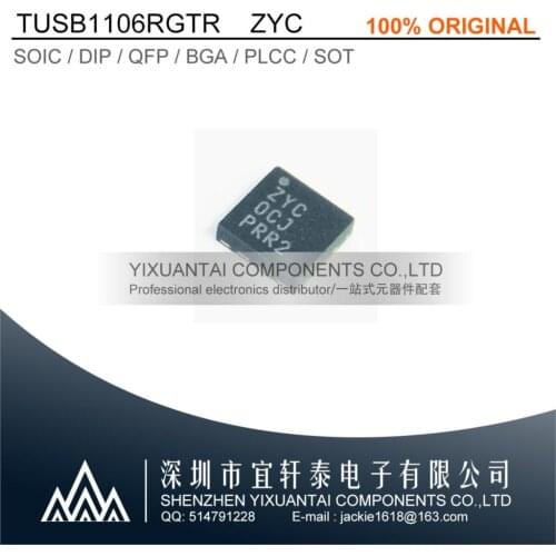 10pcs/lot 50pcs/lot 100pcs/lot Free shipping 100% original TUSB1106RGTR TUSB1106 1106 ZYB QFN16