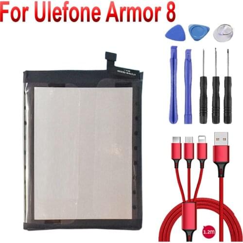 5580mah Battery For Ulefone Armor 8 Android 10 Rugged Mobile Phone