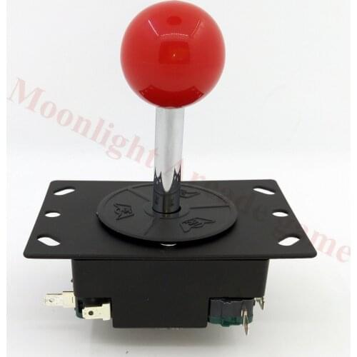 Free shipping Arcade game metal joystick DIY Joystick Red Ball with microswitch 4/8 Way Joystick Fighting Stick for Game Arcade