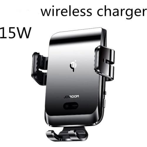 15W Qi Wireless Charger Auto Induction Fast Charging Car Phone Holder For Iphone 8 8Plus 11/11Pro 12 Samsung S9 S8 Huawei P30Pro