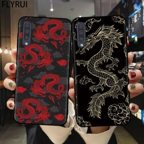 Cartoon Dragon Phone Case For Samsung A51 A71 A21S A01 A11 A31 A41 A10 A20 A30 A40 A50 A70 A7 A9 A6 A8 Plus 2018 Cute Back Cover