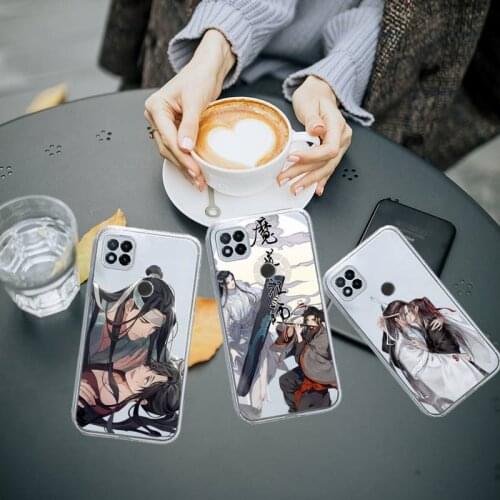 Mo dao zu shi chinese anime Phone Case Transparent for Xiaomi redmi note 8 9 10 11 t lite pro ultra mix 4 K40