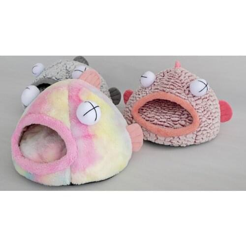 Cat Dog Bed House Pet Sleeping Nest Winter Warm Kennel Soft Pet Bed Mat Tent For Small Medium Dogs Cats Cave Pet Rest Supplies