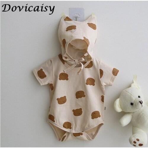 Dovicaisy Toddler Short Sleeve Bodysuit