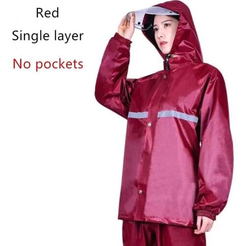 Women Raincoat Men Black Rain Clothes Covers Impermeable Rainwear Waterproof Hooded RainCoat And Rainpants