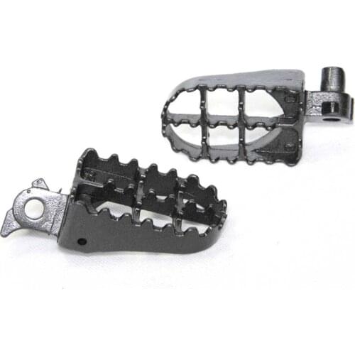 Motocross MX Dirt Bike Racing Foot Pegs footpeg For 03-04 Suzuki 2003 2004 RM125 RM250 Motorcycle parts Black