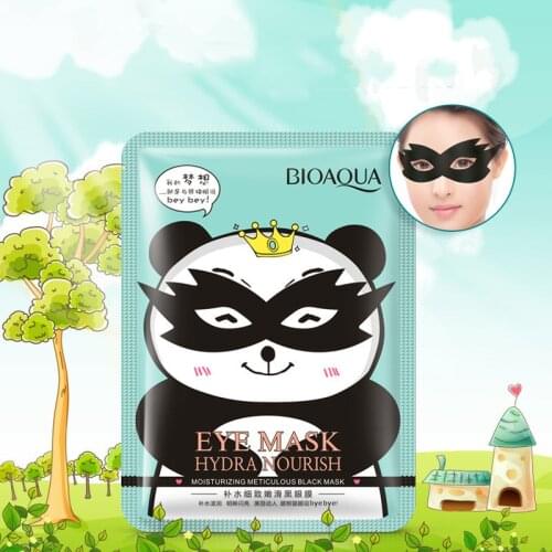 BIOAQUA Black eye mask Hydrating meticulous smooth Fade Dark Circle Eye Bag Anti-Wrinkles Moist Brighten Eye Care