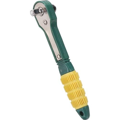 Mayitr 1pc Mini Rapid Ratchet Socket Wrench 1/4 Head Screwdriver Quick Spanner for Hand Tool Set