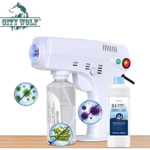 Nano steam spray gun disinfection gun with 84 disinfection spray deodorization disinfection atomizer hair 110v220v EU/US plug