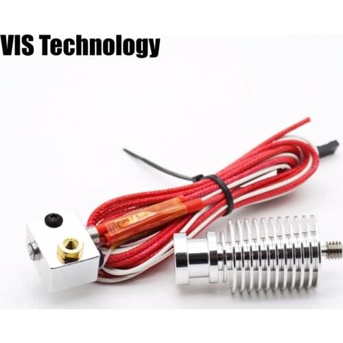 V6 Short distance J-head Hotend for 1.75mm Wade Extruder 0.2/0.3/0.4/0.5mm Nozzle for RepRap 3D Printer