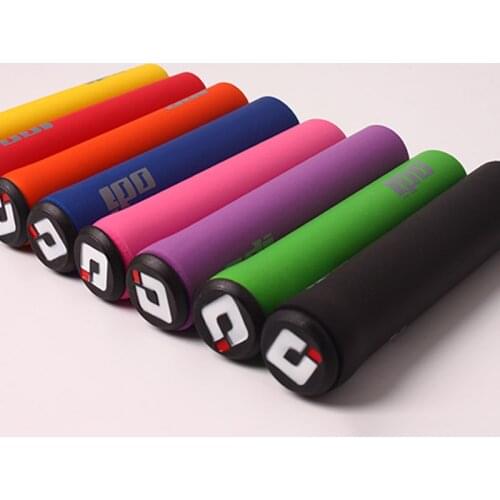 ODI 2pcs Bike Handlebar Grips MTB Silicone Handle Bar Grips Sets Soft Mountain Bicycle Grips End Plug Cycling Accessories Parts