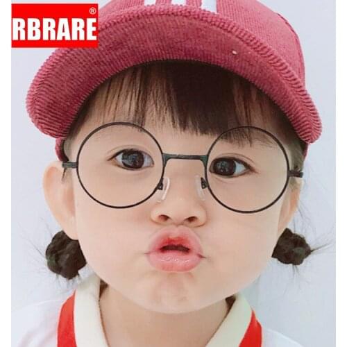RBRARE Alloy Round Sunglasses Girls Boys Vintage Sunglasses Children Colorful Mirror Sun Glasses Gradient Sunglasses For Kids