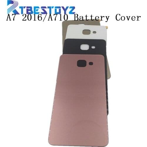 RTBESTOYZ A7 2016 A710 Battery Door Housing Cover Case Shell Replacement Parts For Samsung A710 Battery Cover