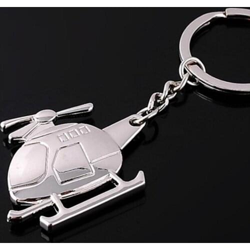 1 PCS Vintage Plane Keychain airplane fight Plane Key Ring helicopter Keychain Metal Airplane Keychains approx.9cm