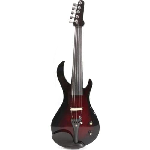 Yinfente 5 String 4/4 Electric violin Full Size High quality Ebony Fittings Free Brazil wood bow Case Guitar type