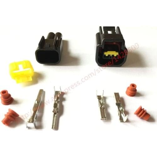 5 Sets kit Furukawa 2 Pin way male female ignition coil plug for ford high voltage auto wire connector FW-C-2M-B FW-C-2F-B