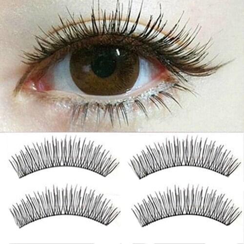 10 Pairs Soft Natural Cross Handmade Eye Lashes Makeup Extension False Eyelashes Volume Fake Eyelashes Makeup Tools