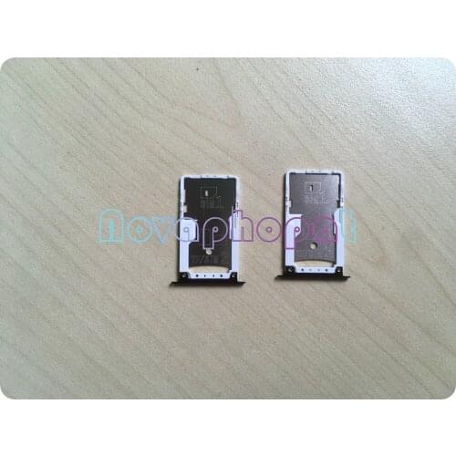 Novaphopat For Xiaomi Redmi Note 4X SIM Card Tray Holder Micro SD Slot Socket Adapter Replacement ; 10pcs/lot