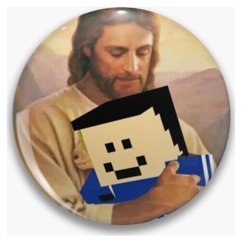 Alex Alexis Quackity My Beloved Soft Button Pin Funny Badge Collar Gift Women Jewelry Creative Fashion Metal Brooch Cartoon