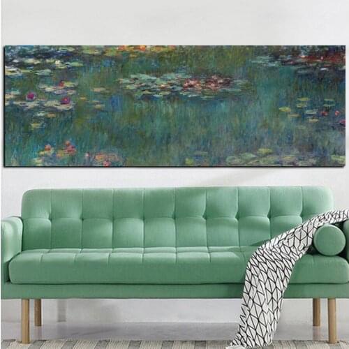 Monet Lotus Full drill diamond embroidery diy diamond painting 5D square round diamond mosaic moderan Impressionist Wall Art